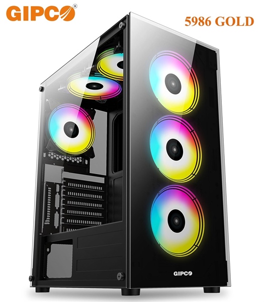 Vỏ Case Gipco 5986 GOLD(2 mặt kính)